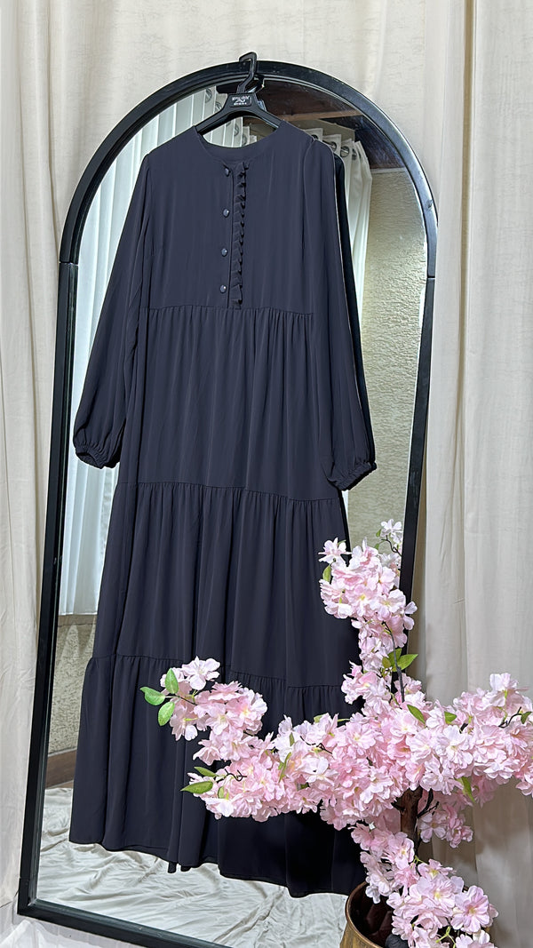 فستان حرير المدينة كسرات