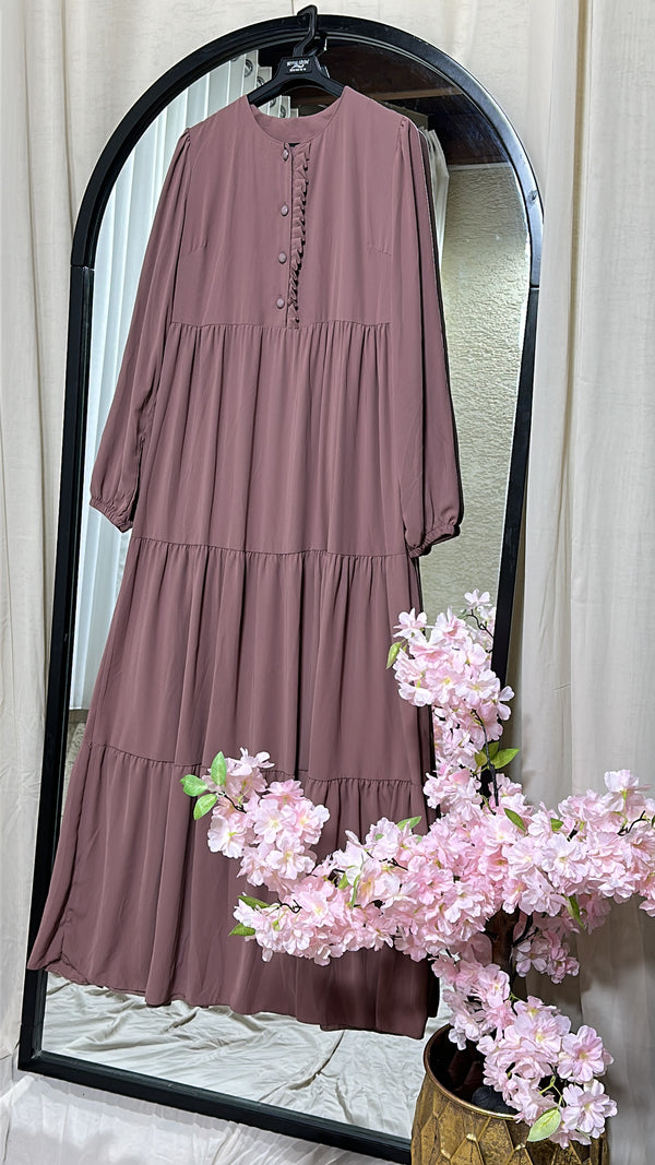 فستان حرير المدينة كسرات