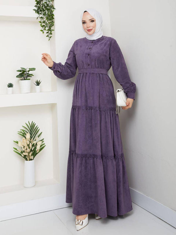 فستان قماش مخمل